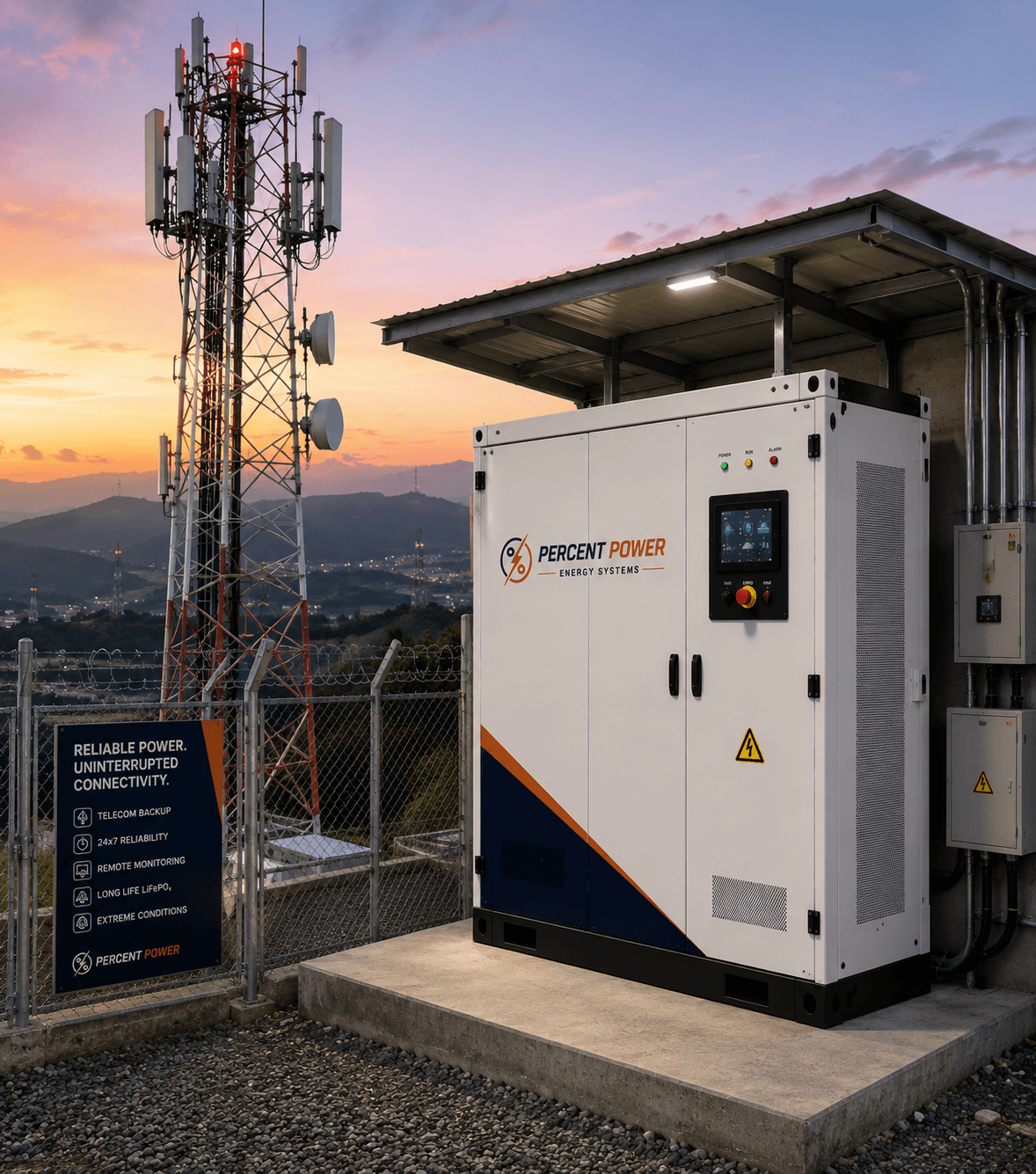 Telecom energy storage application